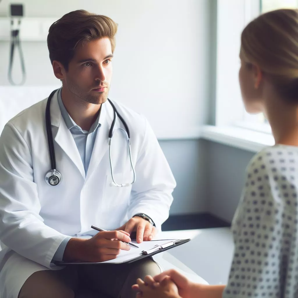 Врач консультирует пациента